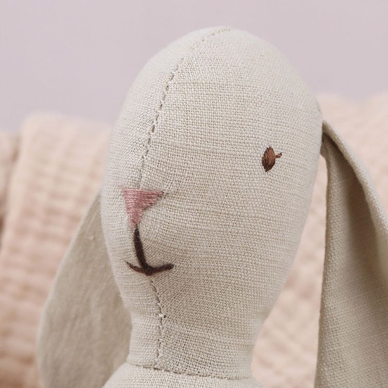 Set 10 Thỏ Nhồi Bông Mềm Mại Tương Tác Trang Trí Nhà Cửa / Văn Phòng