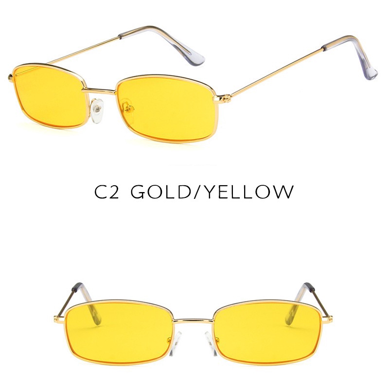 Mắt kính gọng vuông retro thời trang cá tính cho nam nữ