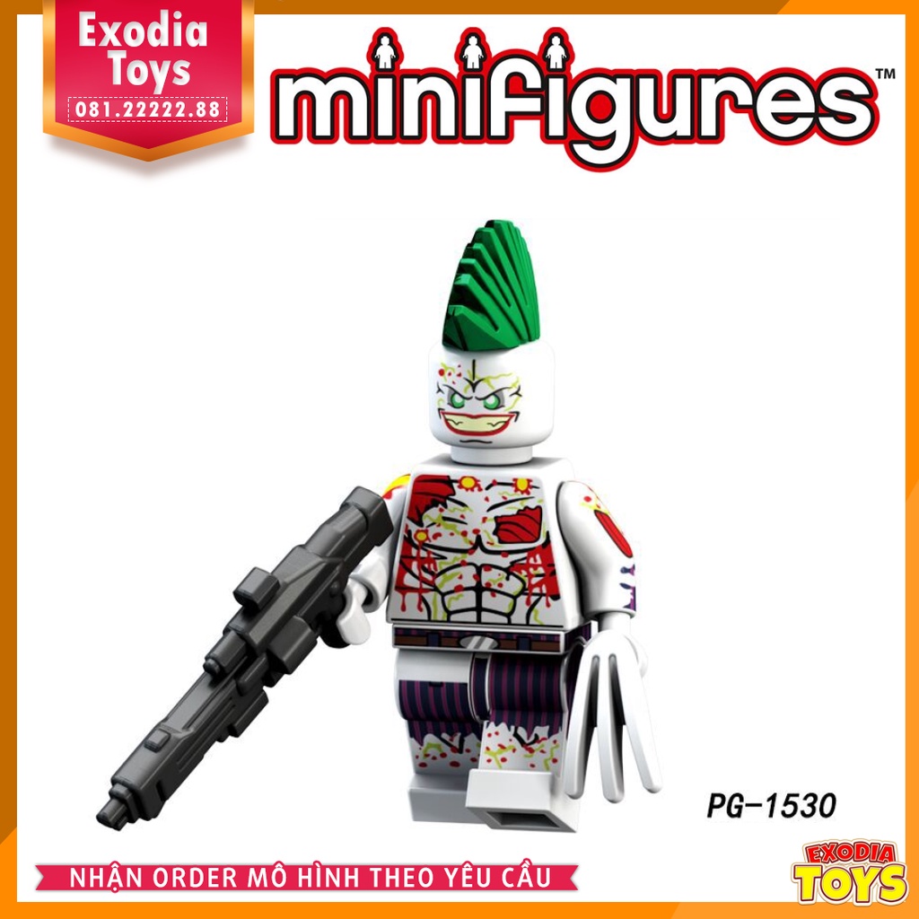 Xếp hình Minifigure Nhân vật siêu anh hùng vũ trụ Marvel và DC Comics - Đồ Chơi Lắp Ghép Sáng Tạo - POGO PG8124