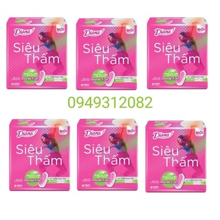 Combo 6 Bvs Diana siêu thấm mỏng không cánh