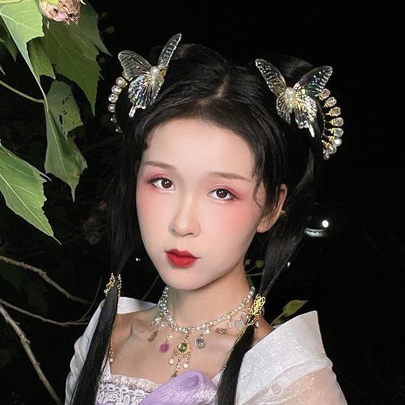 Kẹp Tóc Hình Bươm Bướm Phong Cách Lolita