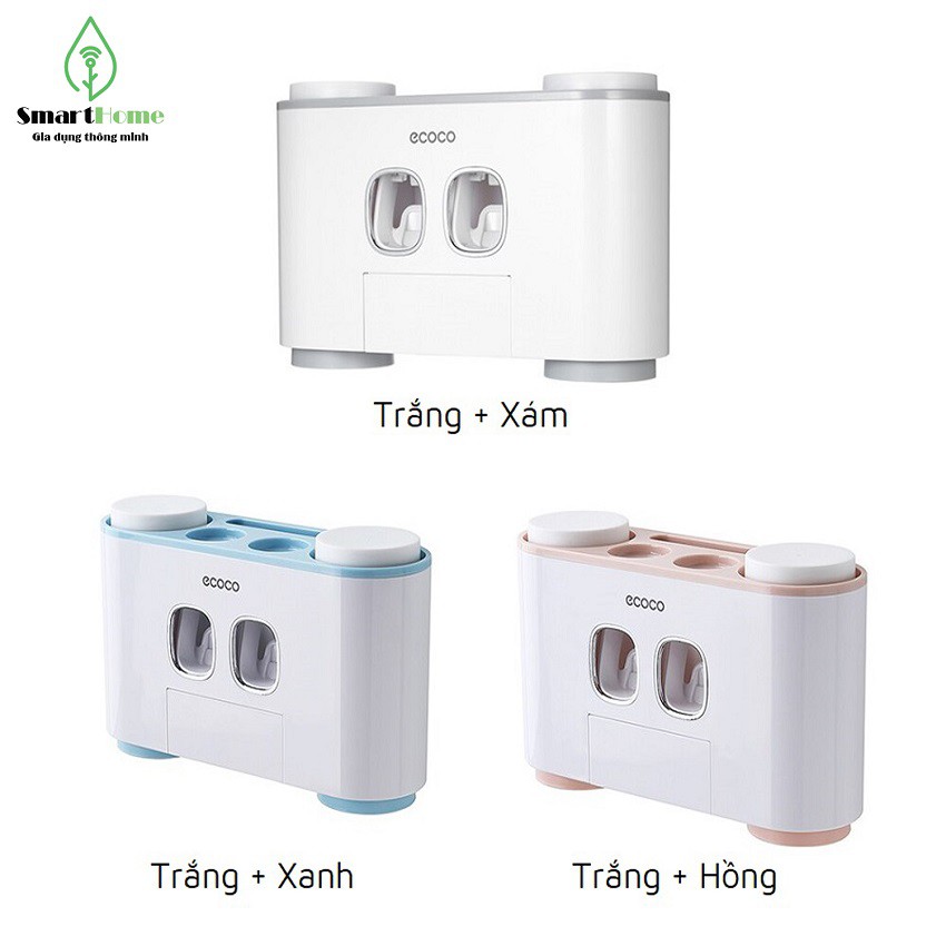 SIÊU HOTHộp Nhả Kem Đánh Răng Đa Năng ECOCO E1802, Loại 4 Cốc, Sản Phẩm Tiện Dụng, Giúp Không Gian Nhà Tắm Gọn Gàng