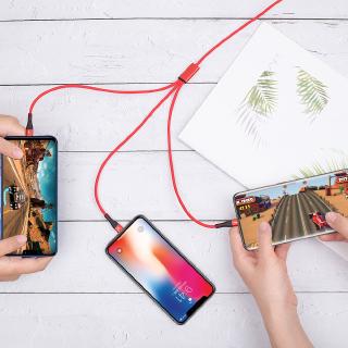 Dây Cáp Sạc Nhanh 3 Trong 1 Cho Android Ios 2a Type C Micro Usb