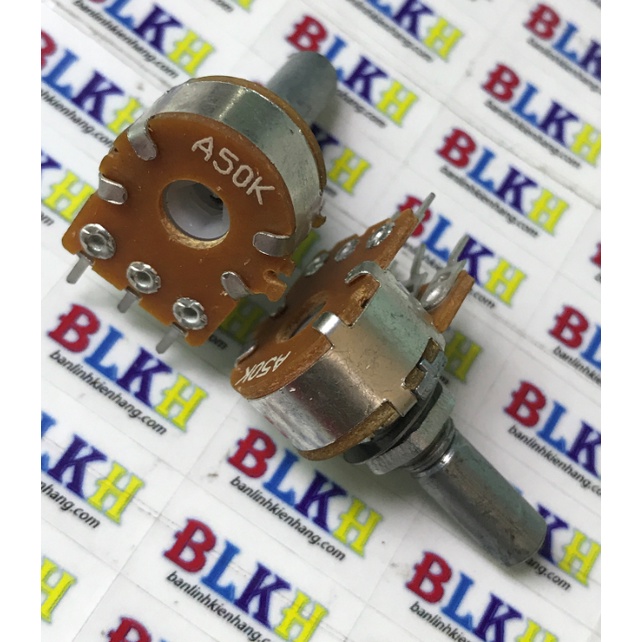 Chiết áp đôi 10K 50K 20mm ĐÀI LOAN - HÀNG TỐT CHUYÊN ÂM THANH