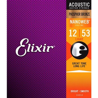 [ Chính hãng 100% ] Dây Đàn Guitar Acoustic Elixir, Phosphor Bronze, phủ Nanoweb