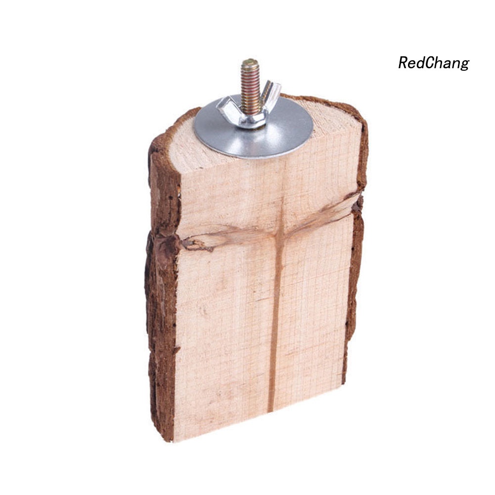 Giá đỡ bằng gỗ cho lồng chim vẹt/ hamster tiện lợi