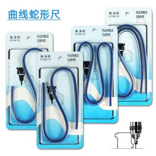 Thước nhựa lõi thép uốn cong 30cm