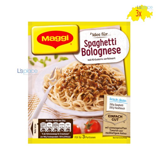 Gia Vị Cho Món Spaghetti Bolognese hiệu Maggi 3 portions