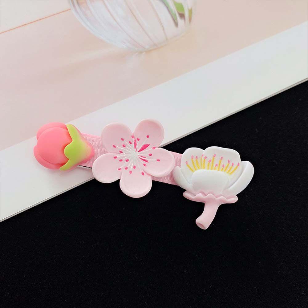 Kẹp Tóc Mỏ Vịt Hình Hoa Thanh Lịch Cho Nữ