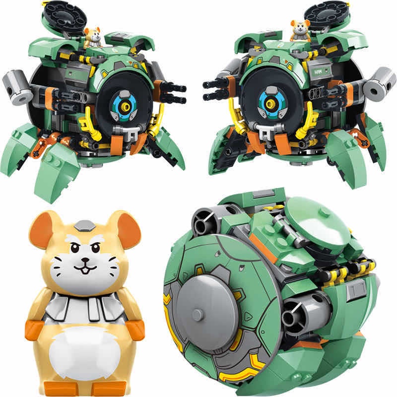 Đồ Chơi Lắp Ráp Kiểu LEGO Mô Hình Wrecking Ball Hamster Mech Robot 12in1 Với 227 Mảnh Ghép