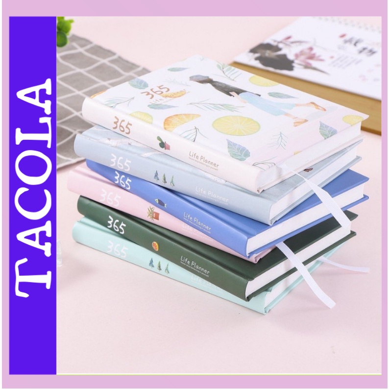 Sổ tay kế hoạch ghi chép Planner 365 Ngày nhật ký cao cấp TACOLA-ST01