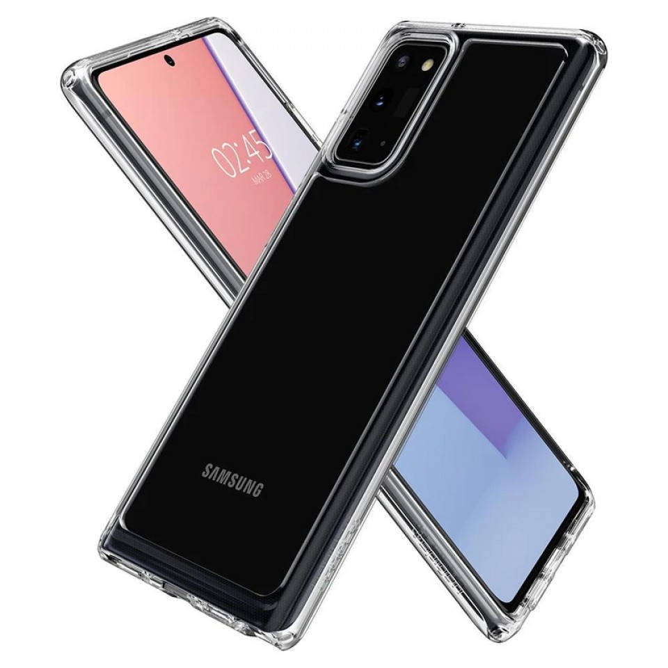 Ốp Lưng Spigen Crystal Hybrid Samsung Galaxy Note 20 / Note 20 Ultra - Chống Sốc Chuẩn Quân Đội Mỹ