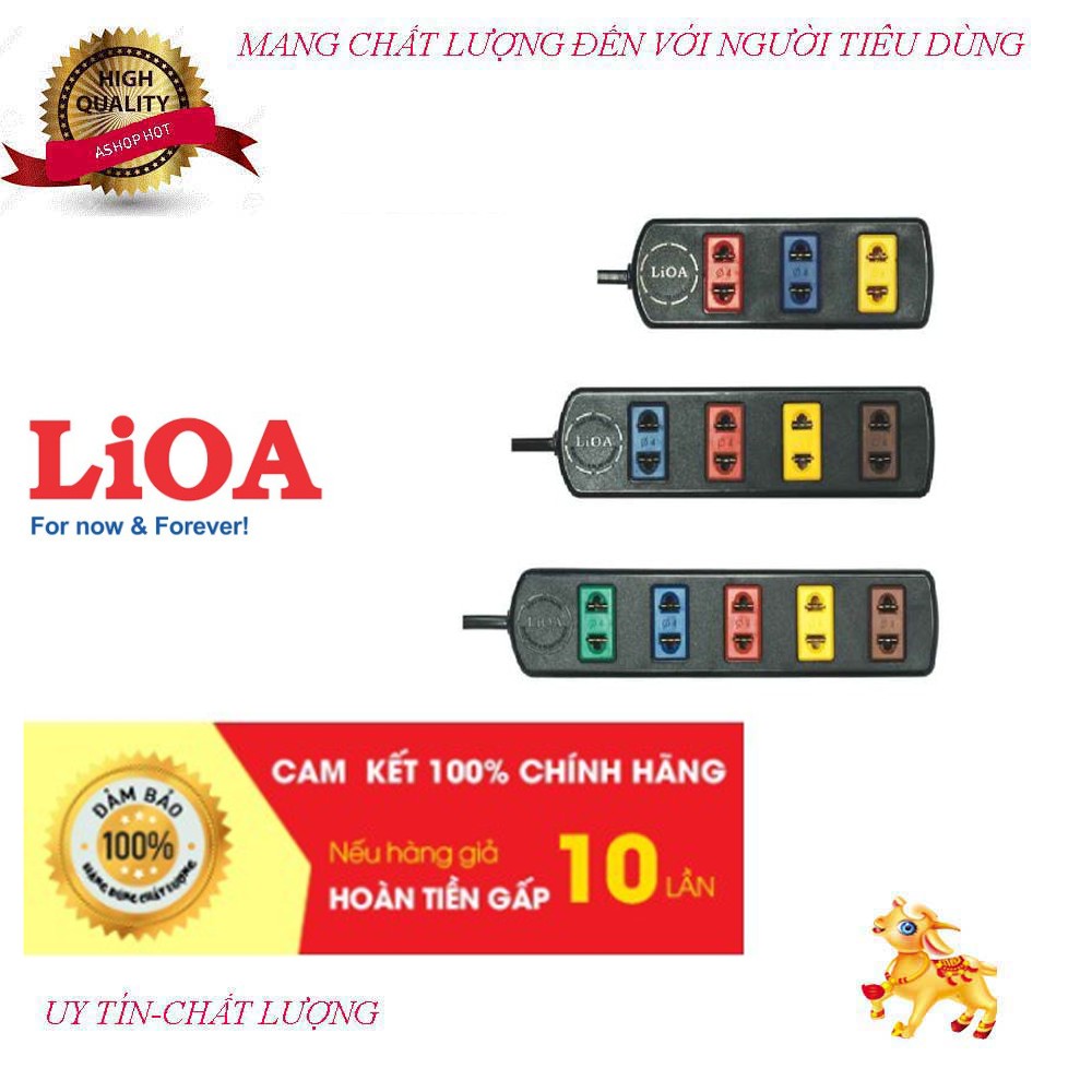 [FreeShip] Ổ cắm điện LIOA cao cấp, ổ điện đa năng FULL MÃ