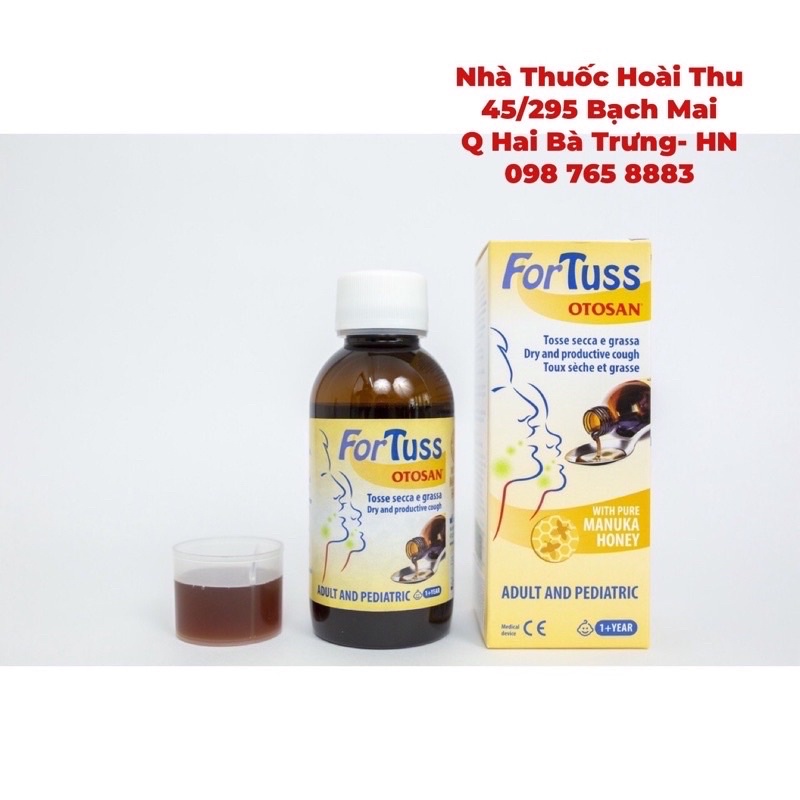ForTuss Otosan siro Ho - Giảm ho ,dịu họng