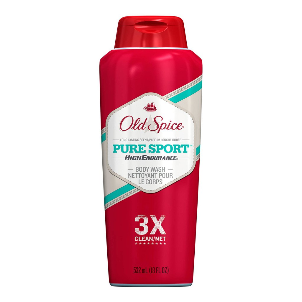 Sữa Tắm Old Spice Pure Sport 3X (532ml)