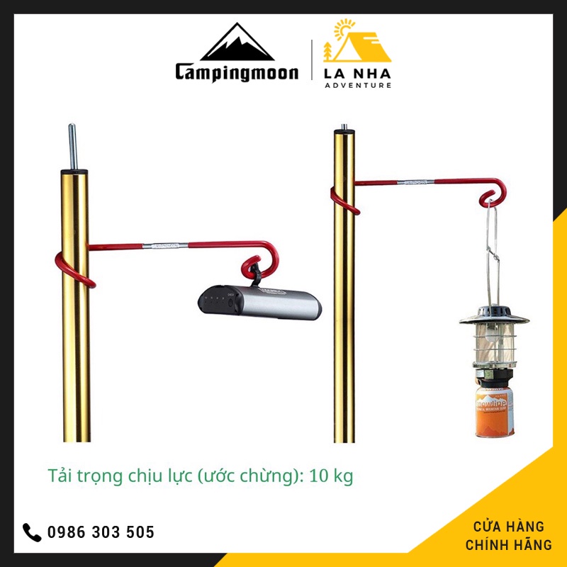 Phụ kiện Treo đèn, Xoắn Treo Đồ Dã ngoại chịu tải 10kg Campingmoon Là Nhà