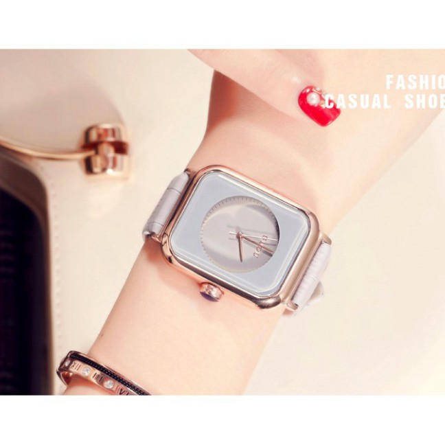 (Thẻ bảo hành 12 tháng) Đồng Hồ Nữ - GUOU Nữ GU1640 Dây Da Mặt Vuông - 4 màu #guou MTP-STORE | BigBuy360 - bigbuy360.vn