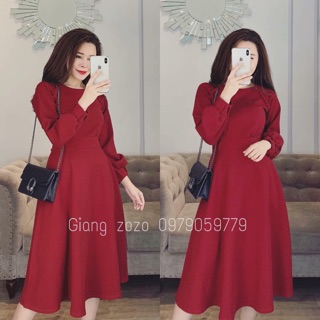 Váy khuy cúc bọc
