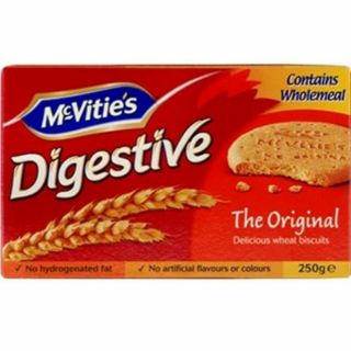 Bánh quy lúa mỳ Digestive hiệu McVities – hộp 250g