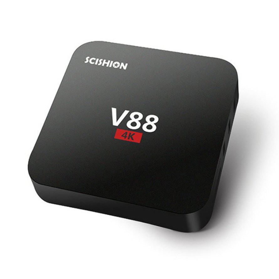 ⚡Bộ Tv Box Thông Minh V88 4k Quad-core 2G + 16Gb Wifi Media Player