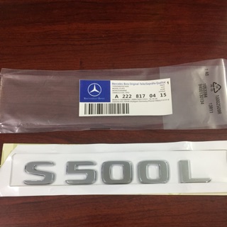 Chữ S500 mercedes , Chữ s500 amg , Logo s500 , Tem s500l