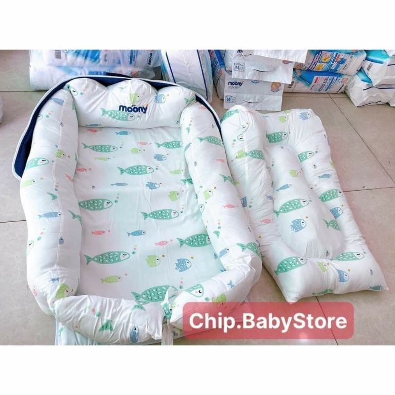 BỘ NỆM NÔI CHỐNG TRÀO NGƯỢC XẾP GỌN MOONY