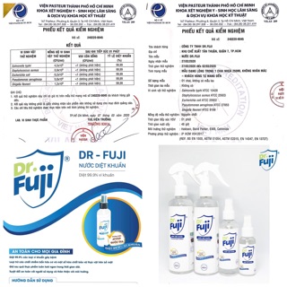 (FREESHIP) XỊT DIỆT KHUẨN DR. FUJI 100ml - từ 5 chai