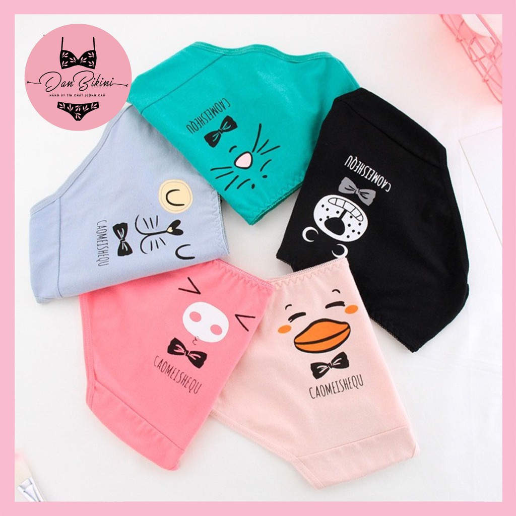 Quần Lót Nữ 💞FREESHIP💞 Quần Lót Nữ cotton dễ thương gợi cảm- Quần lót mỏng mát co dãn in hình hoạt hình mã L105 | BigBuy360 - bigbuy360.vn