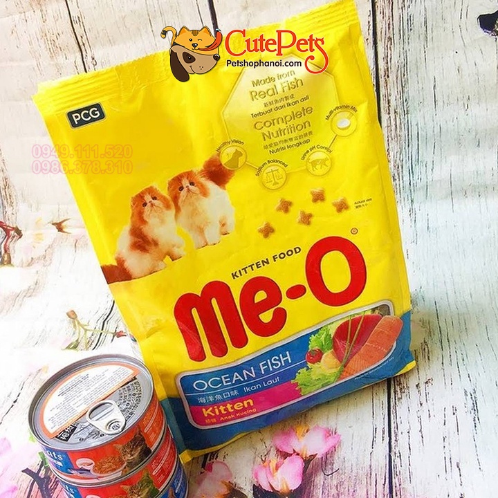 Thức ăn cho mèo con Me-o 400g kitten vị cá biển Ocean Fish - Phụ kiện thú cưng Hà Nội