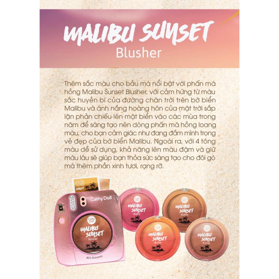 [CHÍNH HÃNG] Phấn má hồng Cathy Doll Malibu Sunset Blusher 7g