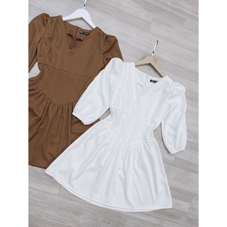 Váy lili coset cổ V