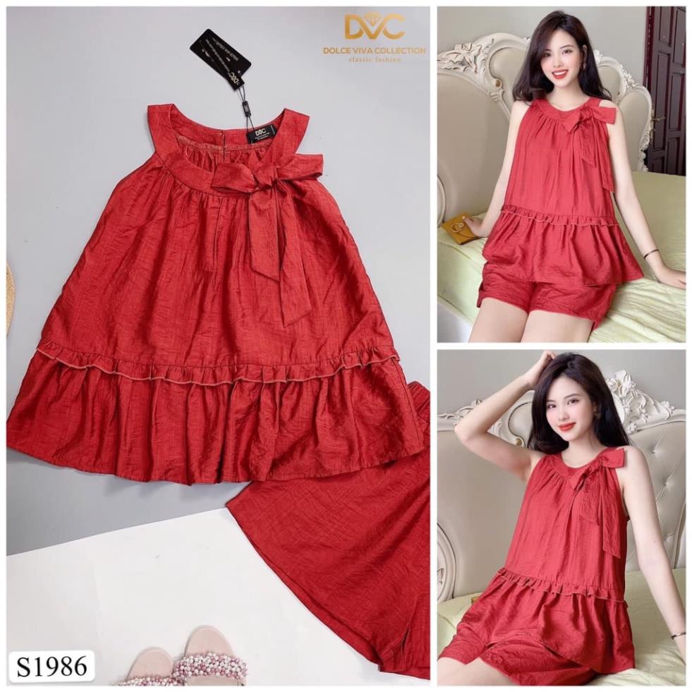 [VTK]  Set áo babydoll cổ tròn mix quần sang chảnh S1986_Mie Design [kèm ảnh thật] | BigBuy360 - bigbuy360.vn