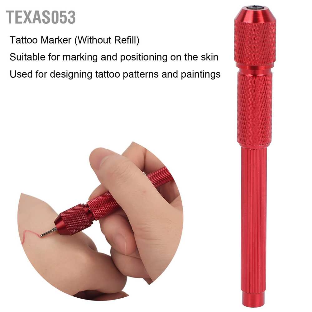 Bút đánh dấu xăm chuyên nghiệp bằng hợp kim nhôm lâu phai màu Texas053