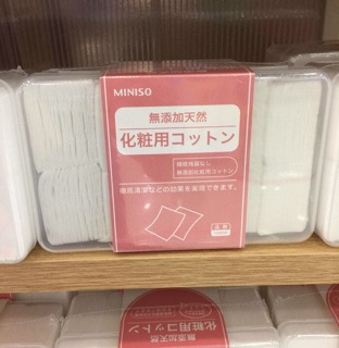 Bông tẩy trang Miniso Nhật 1000 miếng