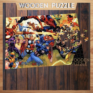 [MADE IN VIET NAM] Tranh xếp hình marvel cuộc xâm lược bí mật 300-500 mảnh ghép cho nhiều lứa tuổi,đồ chơi xếp hình WP29