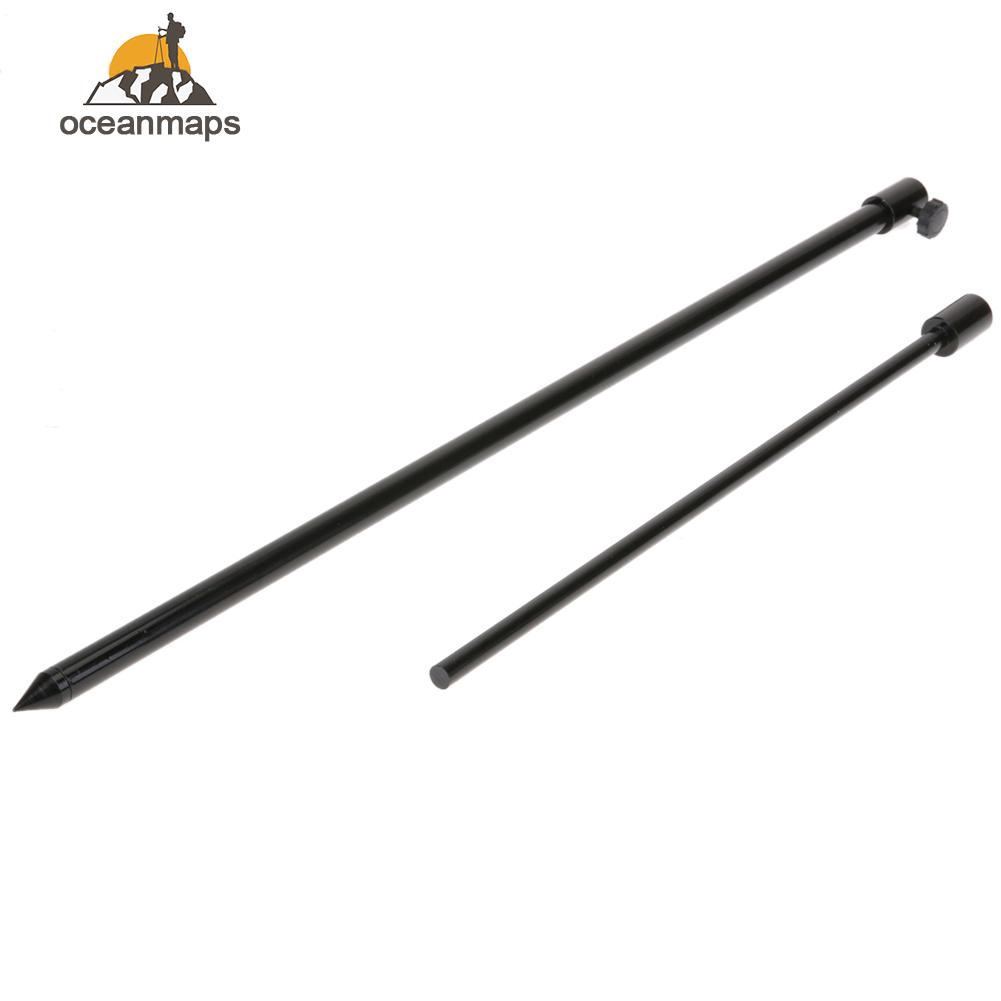 ❤OCEAN❤High Quality 48-75cm Strong Aliminium Banksticks Carp Fishing Bank Sticks Rod Pod Black