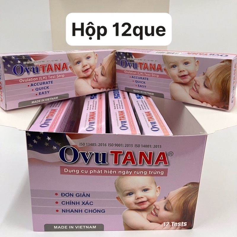 Que thử rụng trứng OVUTANA, cho kết quả nhanh và chính xác