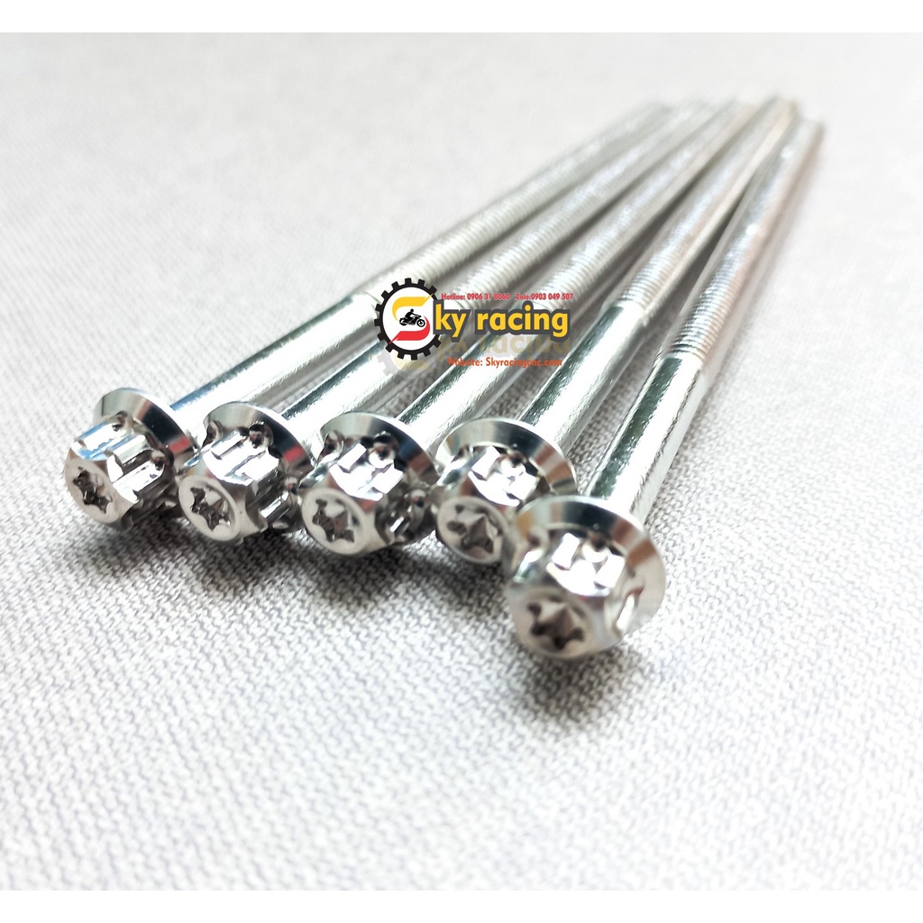 Ốc nắp tròn inox 304 gắn cho DR Wave RS