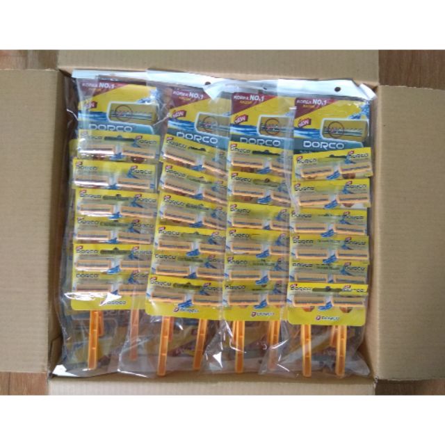 1 thùng bàn cạo du lịch dorco giá sỉ