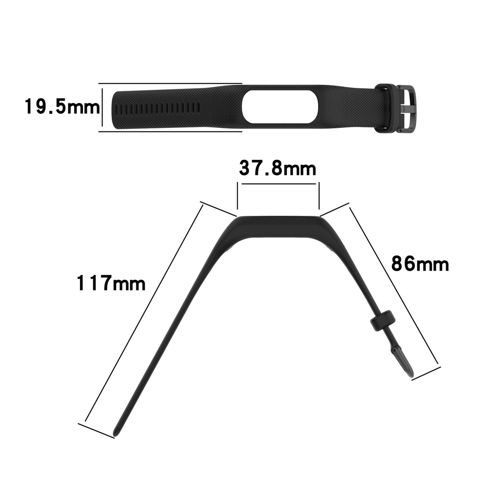 Dây Đeo Silicone Thay Thế Cho Đồng Hồ Thông Minh Garmin Vivosmart 5