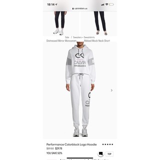 Áo nỉ Sweatshirt nữ Calvin.Klein authentic