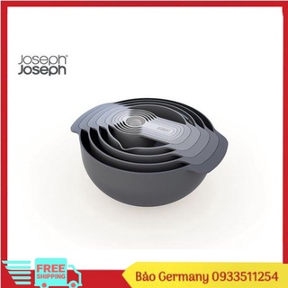 Set âu, rổ, đong joseph joseph 98468 nest 9 plus - tonal grey