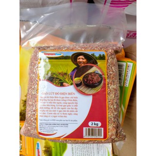 Gạo lứt đỏ điện biên (2kg)
