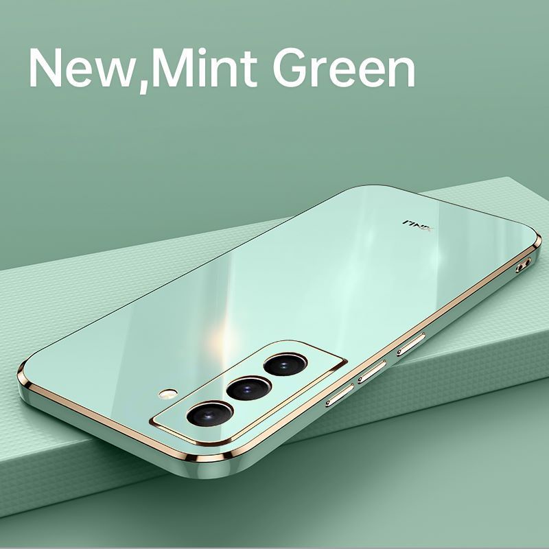 Ốp Điện Thoại Silicone Mềm Mạ Gương Cho Samsung S21 Plus Ultra FE