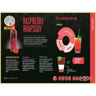 Siro DAVINCI Phúc Bồn Tử 750ML - DAVINCI RASPBERRY SYRUP