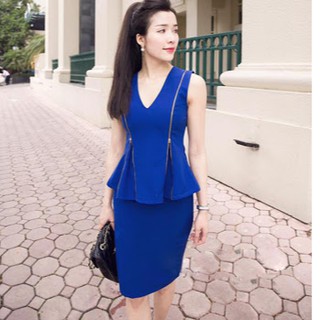 Chân váy bút chì dáng dài chất cát hàn cao cấp