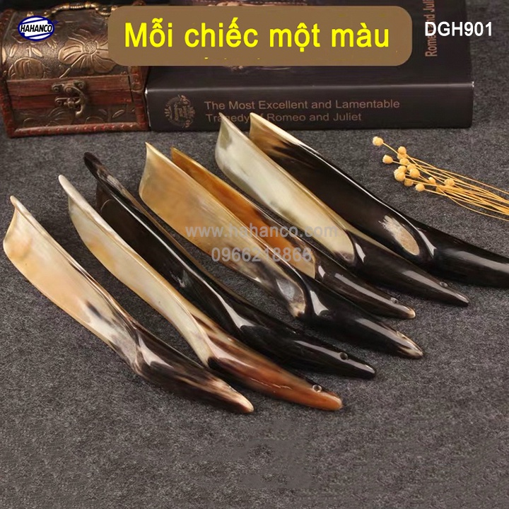 Đón gót giày bằng sừng nguyên chiếc - Cho giày Nam &amp; Nữ - DGH901 - HAHANCO