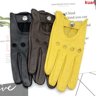 Đôi găng tay da dê phong cách retro sang trọng cho nam