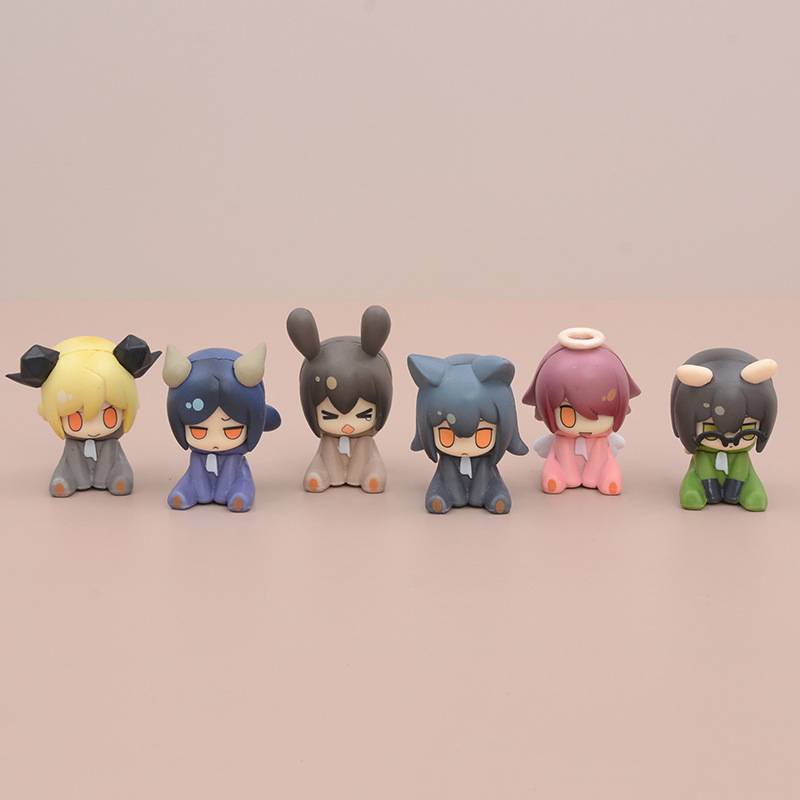 Bộ 6 Đồ trang trí Nhân Vật Arknights EXUSIAI Skadi Chen BY2