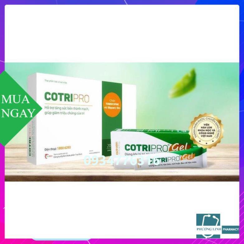 [CHÍNH HÃNG] VIÊN UỐNG COTRIPRO - CO BÚI TRĨ, NGỪA TÁO BÓN, BỀN VỮNG THÀNH MẠCH